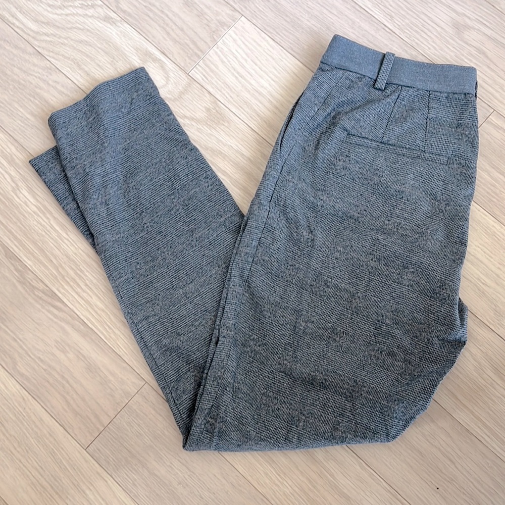 Uniqlo - grey plaid dress pants
